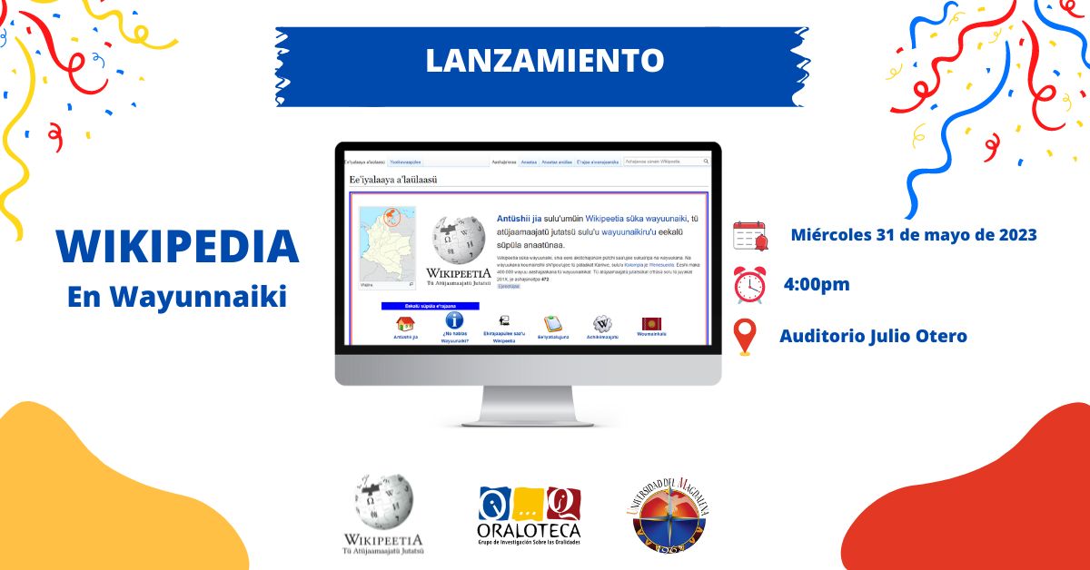 Lanzamiento del Portal Wikipedia en Wayunnaiki